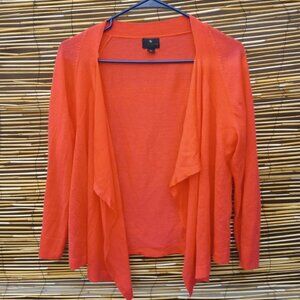 Worthington Petite Cardigan Sweater - Coral - PL